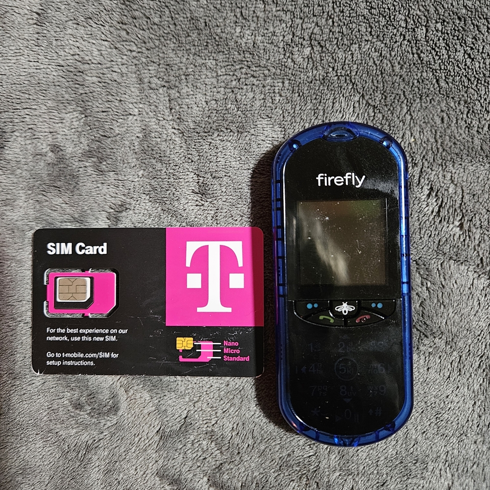 Blue Firefly Phone
